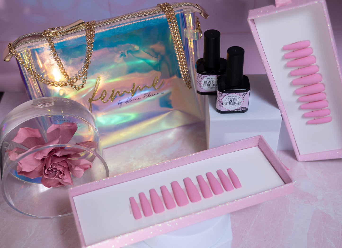 PINK LEMONADE NAILS + KIT