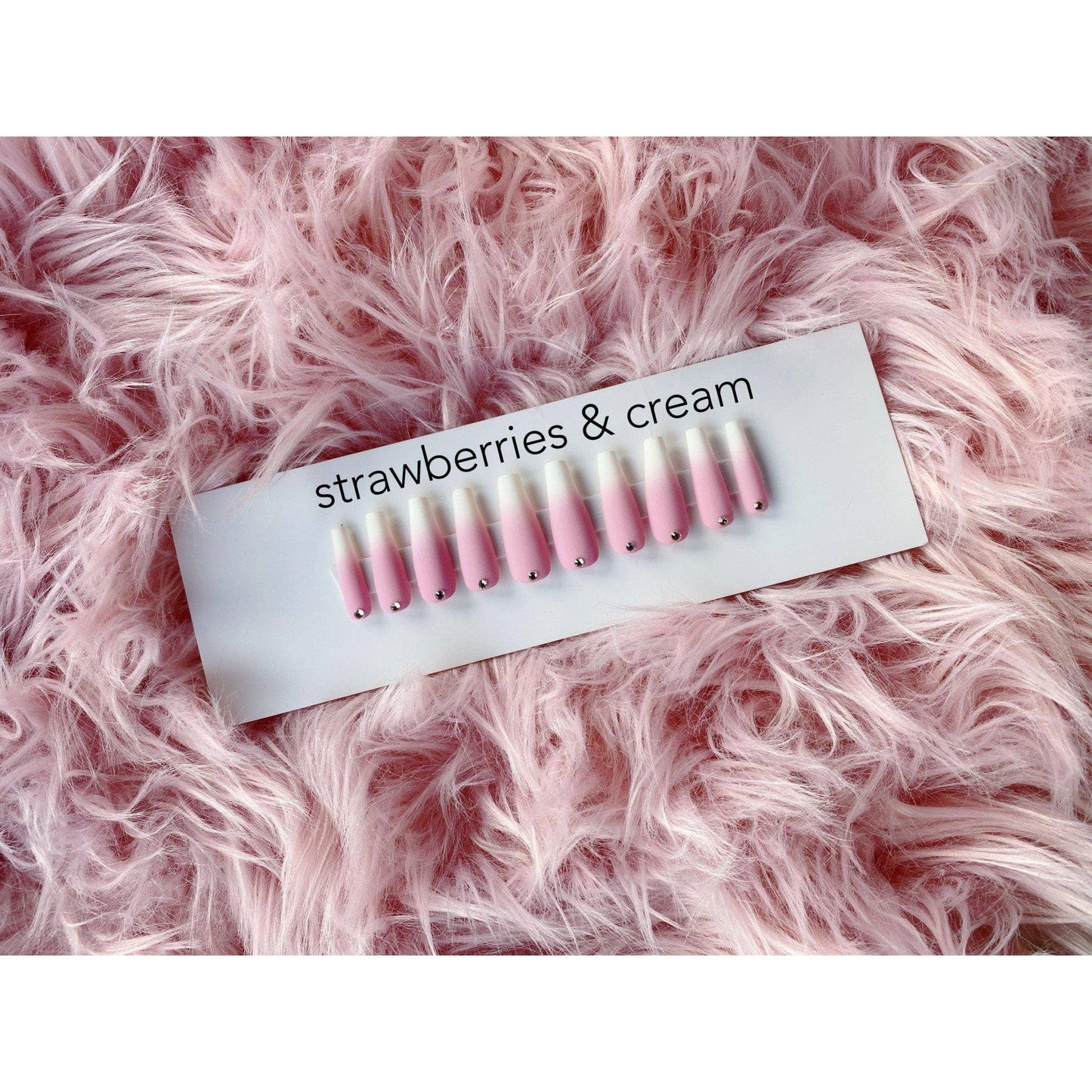 STRAWBERRIES & CREAM - LUXE NAILS - FEMME by Alonna Elaine